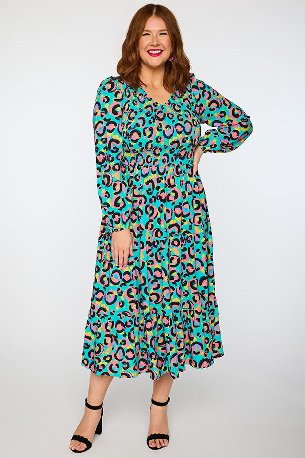Maeve Little Party Leopard Dress – Little Party Leopard maxi dress