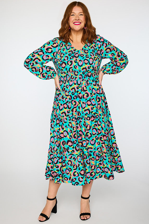 Maeve Little Party Leopard Dress – Little Party Leopard maxi dress