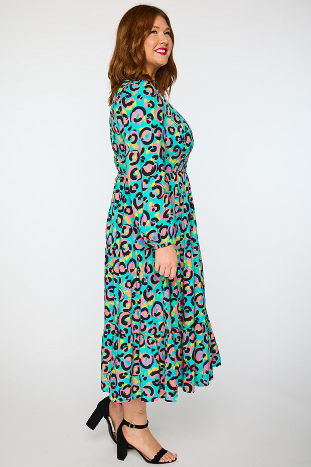 Maeve Little Party Leopard Dress – Little Party Leopard maxi dress