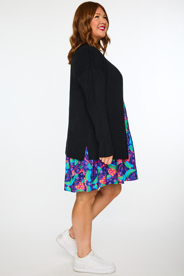 Nola Black Cardi – Black cardigan