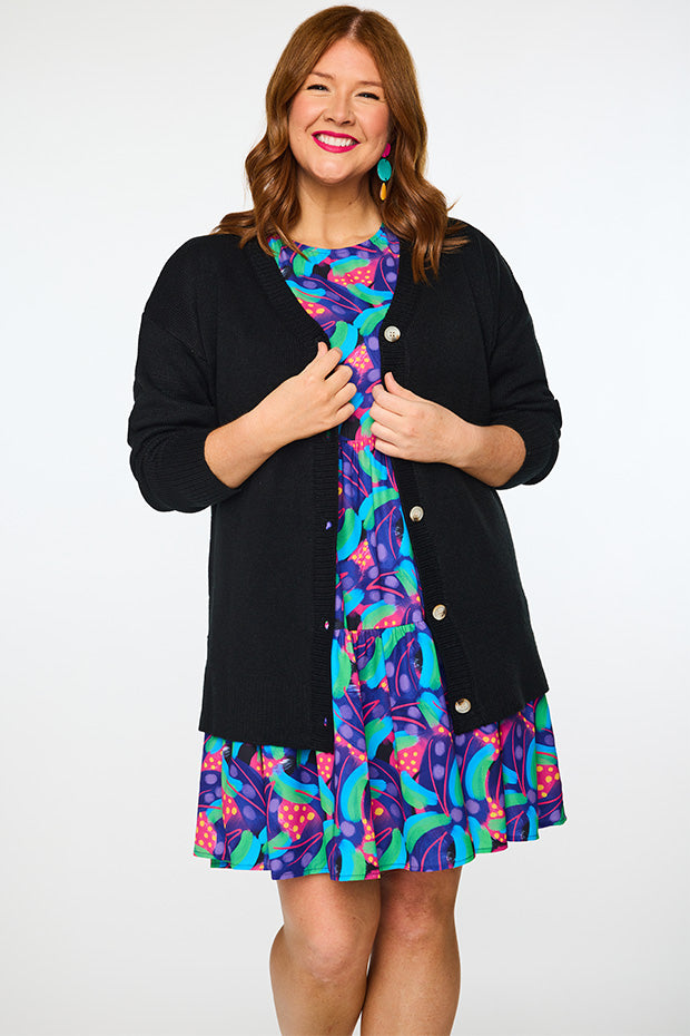 Nola Black Cardi – Black cardigan