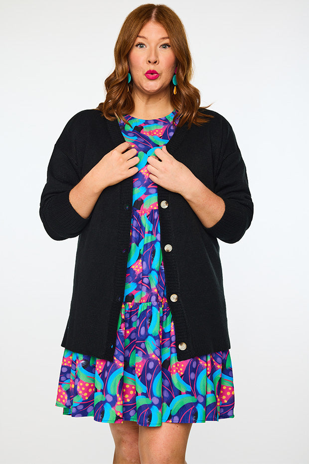 Nola Black Cardi – Black cardigan