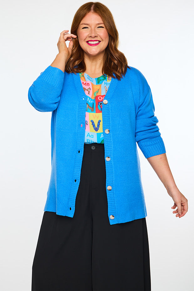 Nola Cornflower Cardi – Cornflower cardigan