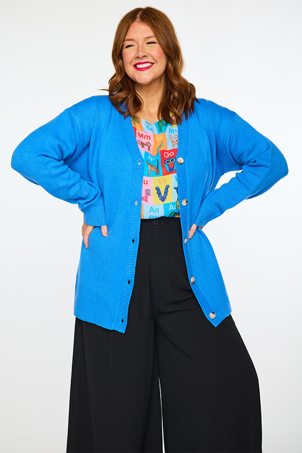 Nola Cornflower Cardi â Cornflower cardigan