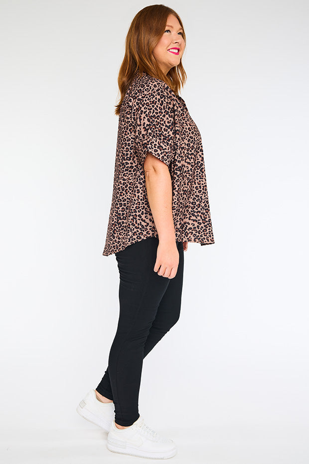 Riley Classic Leopard Shirt – Classic Leopard top