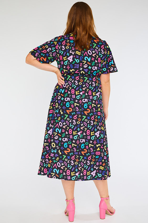 Marley Maths Equations Dress โ Maths Equations midi dress