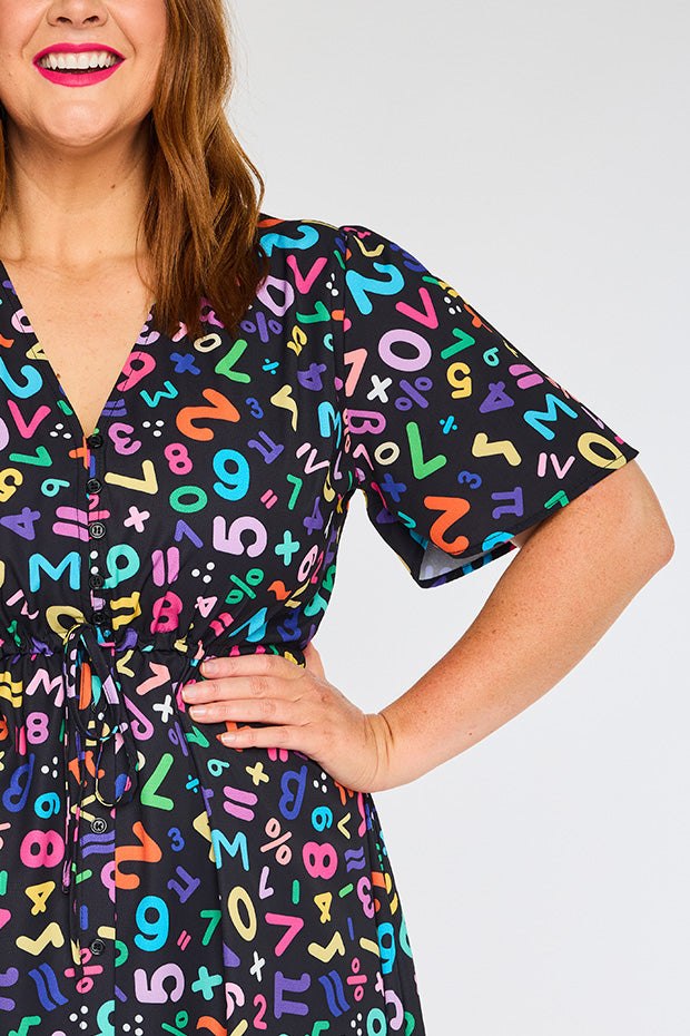 Marley Maths Equations Dress โ Maths Equations midi dress