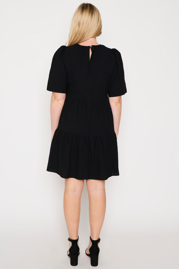 Wilma Black Dress – Black mini dress