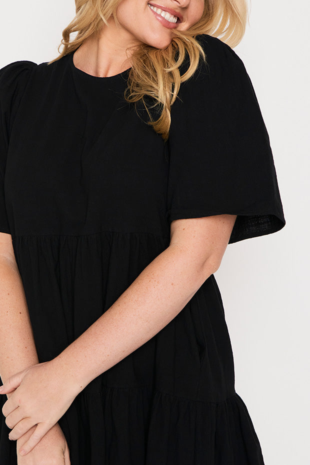 Wilma Black Dress – Black mini dress