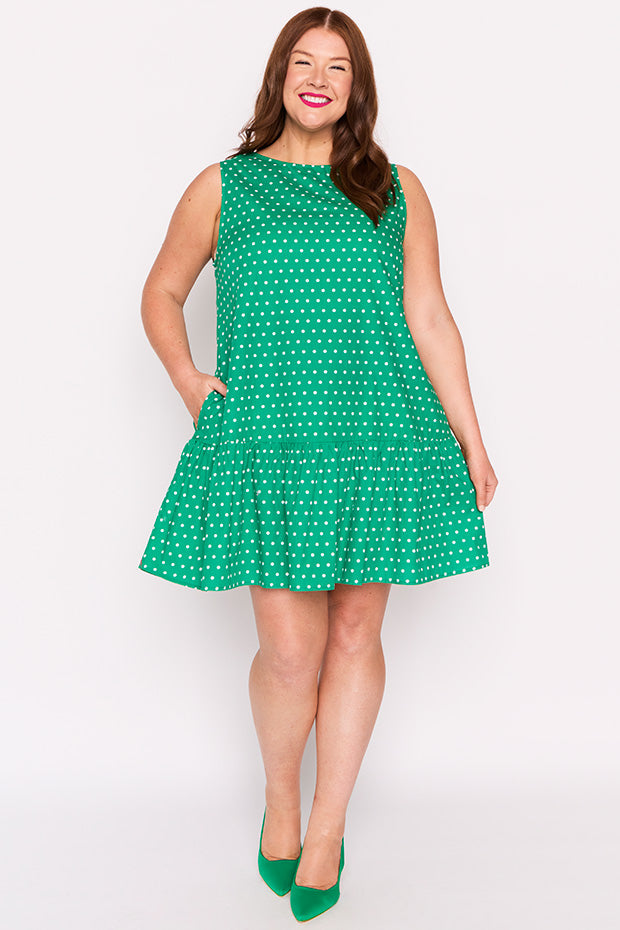 Andi Green Spot Dress – Green Spot mini dress