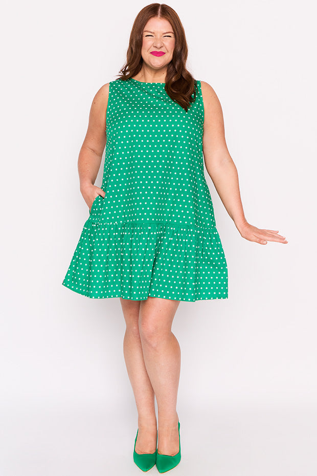 Andi Green Spot Dress – Green Spot mini dress