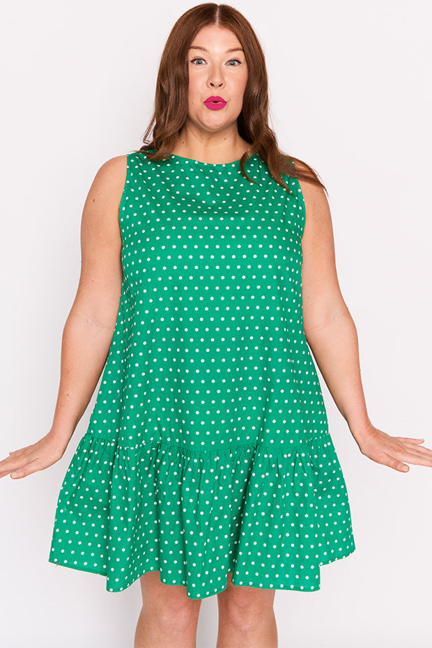 Andi Green Spot Dress โ Green Spot mini dress