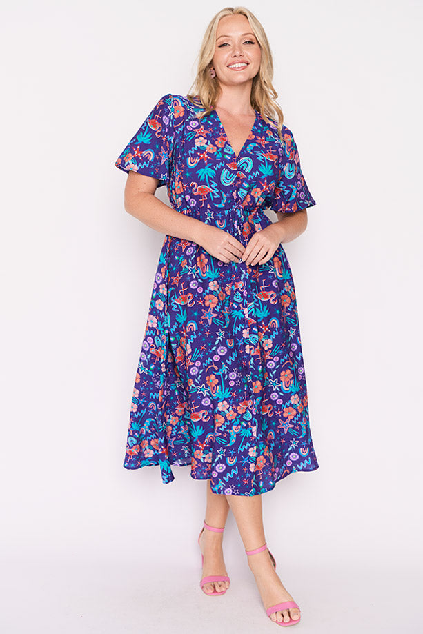 Mary Starlight Paradise Dress – Starlight Paradise midi dress