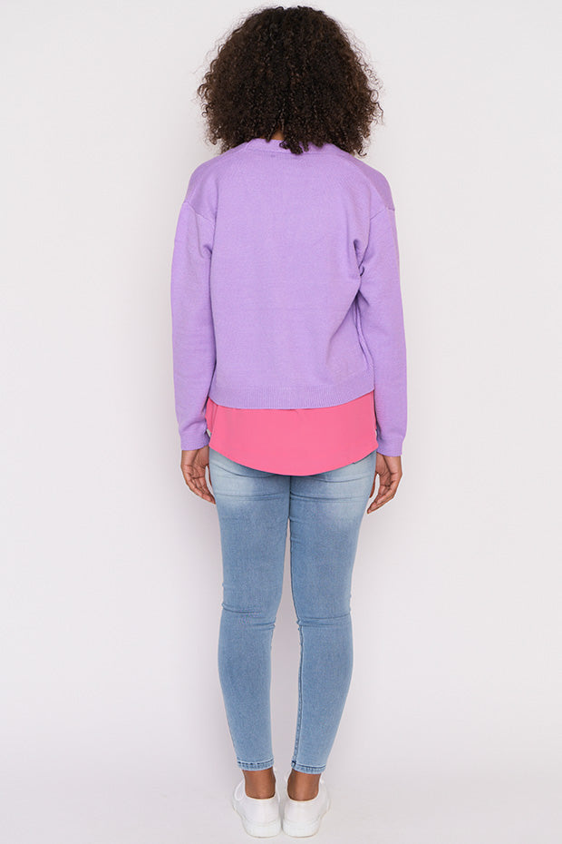 Norma Lilac Cardi – Lilac cardigan