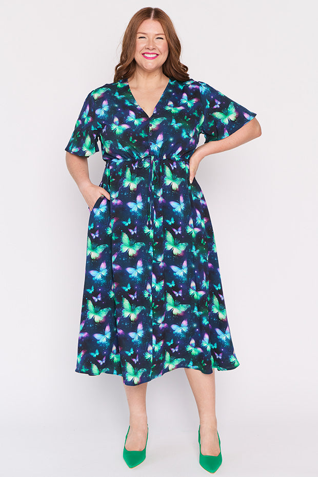 Michelle Butterfly Aura Dress – Butterfly Aura midi dress
