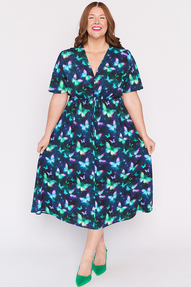 Michelle Butterfly Aura Dress – Butterfly Aura midi dress