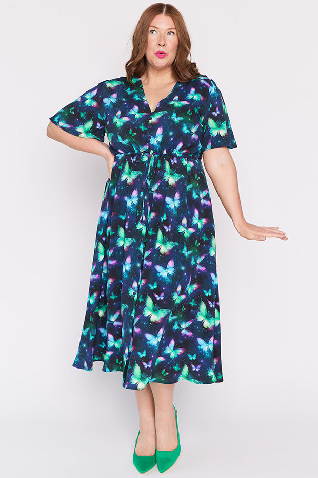 Michelle Butterfly Aura Dress – Butterfly Aura midi dress