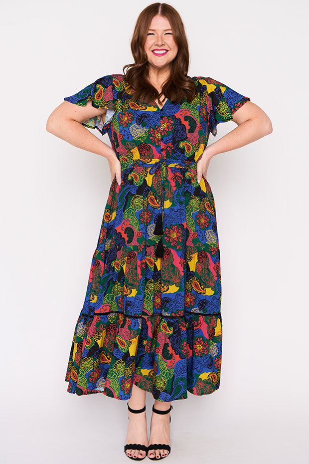 Benita Winter Tapestry Dress – Winter Tapestry maxi dress