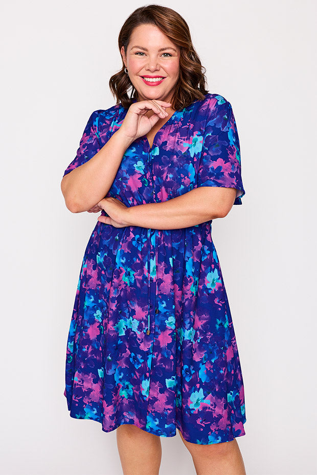 Siena Lilac Shadow Dress – Lilac Shadow knee length dress