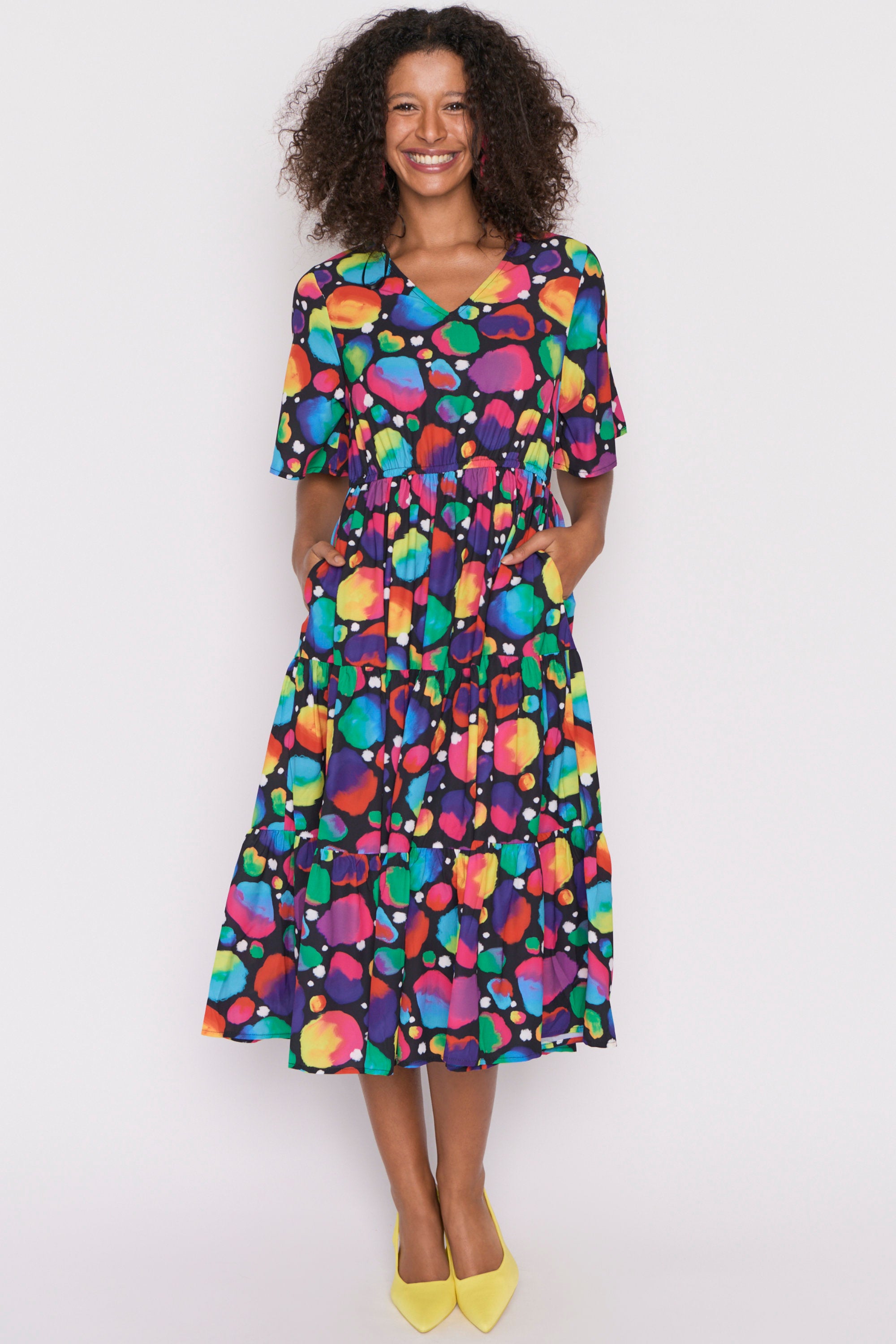Castle Arty Spot Dress โ Arty Spot midi dress