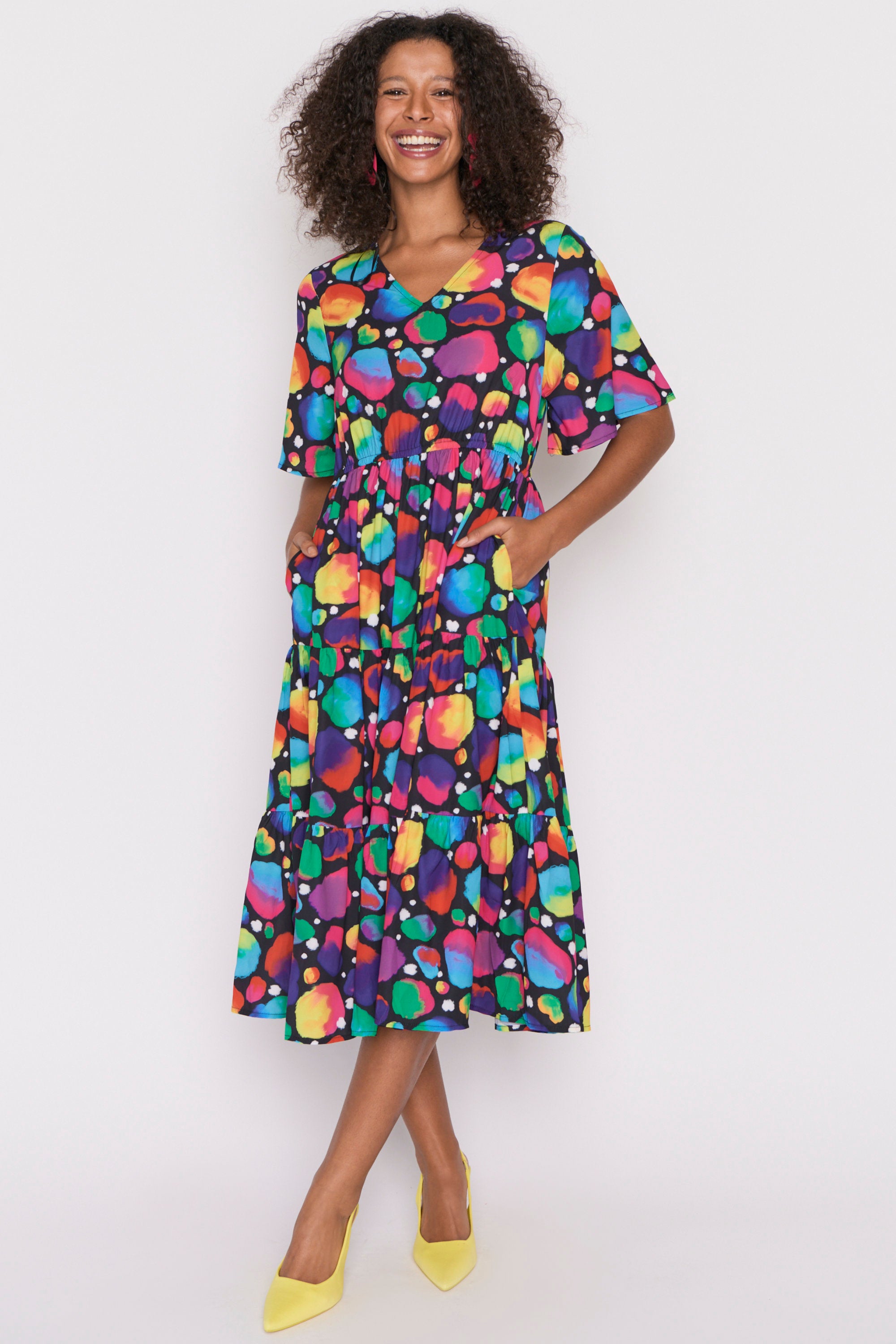 Castle Arty Spot Dress – Arty Spot midi dress