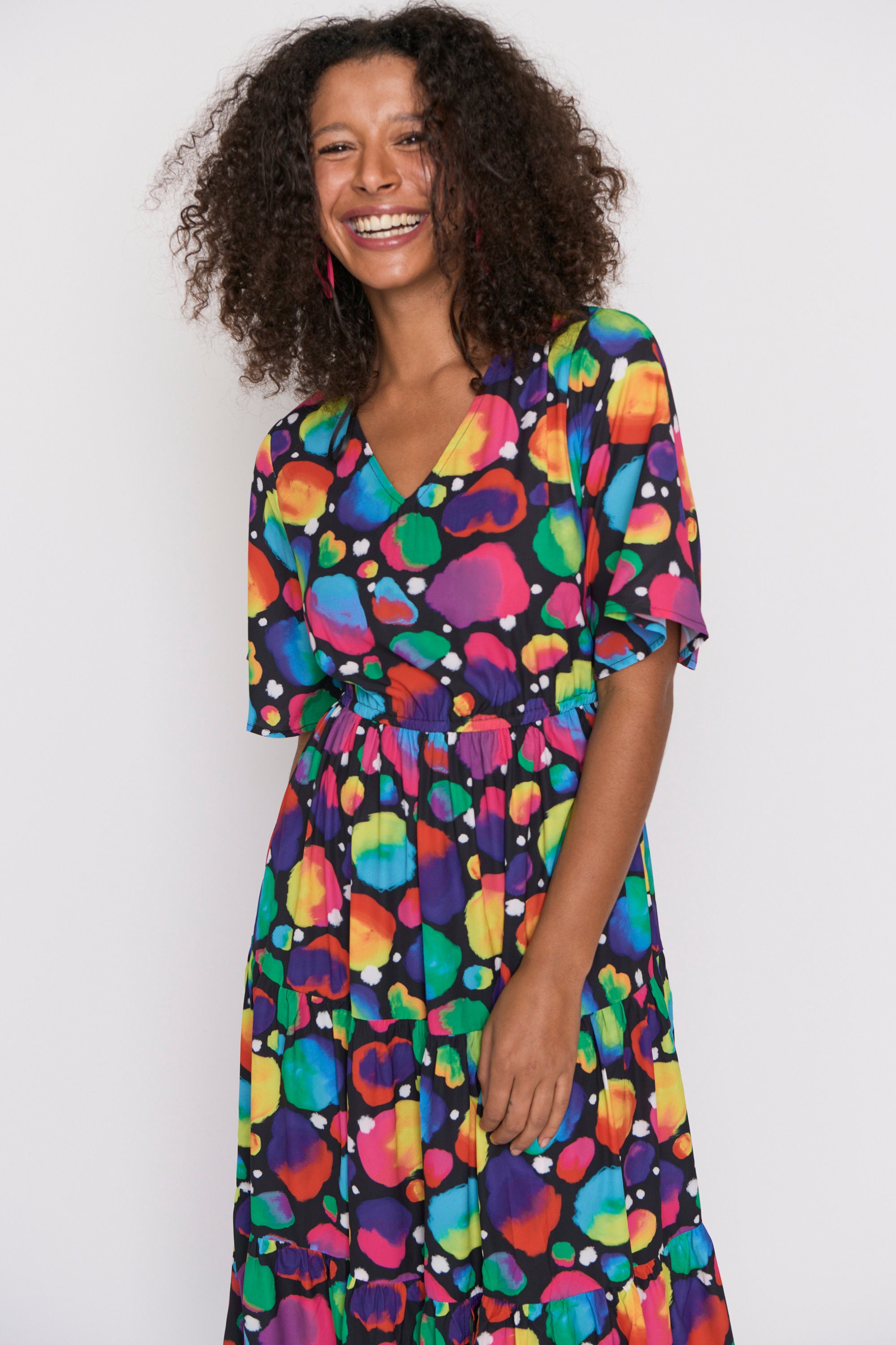 Castle Arty Spot Dress โ Arty Spot midi dress