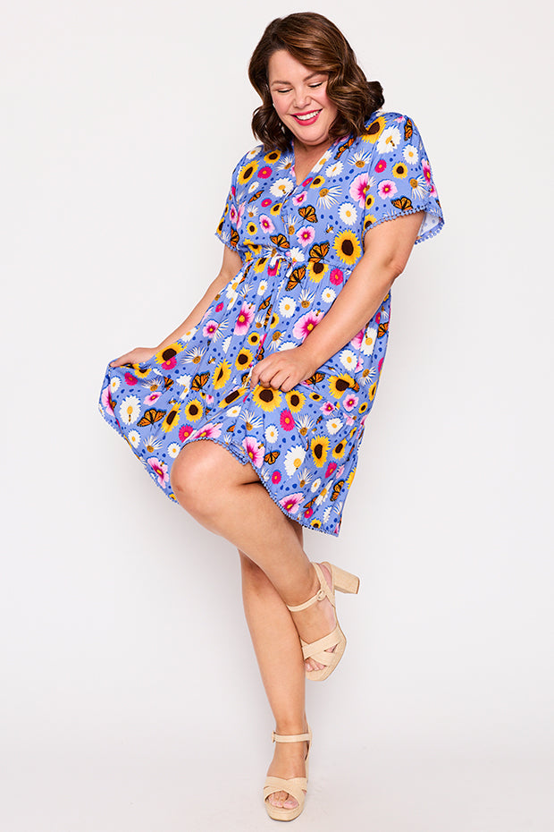 Gloria Sun Blossom Dress – Sun Blossom knee length dress