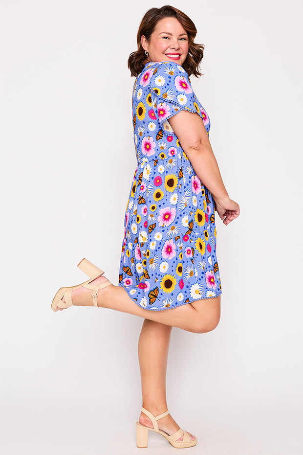 Gloria Sun Blossom Dress – Sun Blossom knee length dress