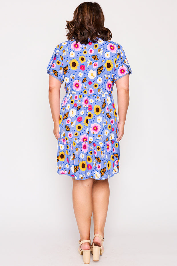Gloria Sun Blossom Dress – Sun Blossom knee length dress