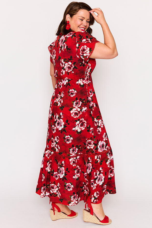 Canary Cherry Rose Dress – Cherry Rose maxi dress