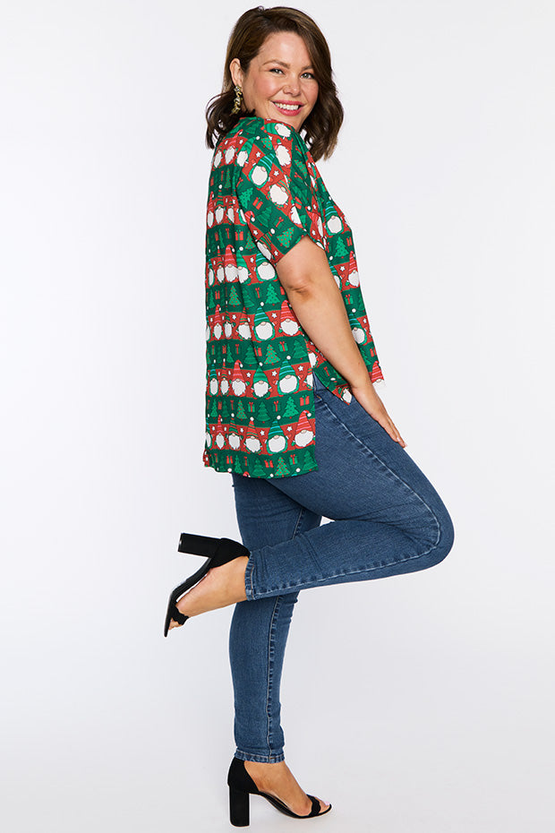 Serena Christmas Gnomes Top โ Christmas Gnomes top