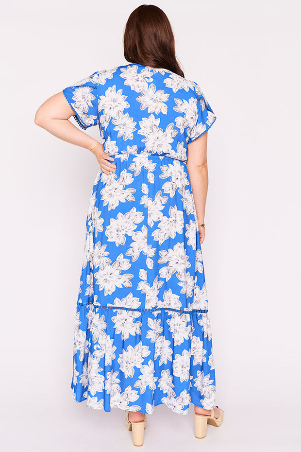 Canary Blue Magnolia Dress – Blue Magnolia maxi dress