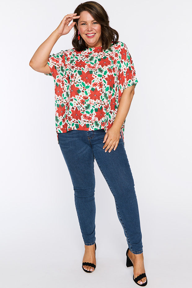 Serena Flowers Of Christmas Top โ Flowers Of Christmas top