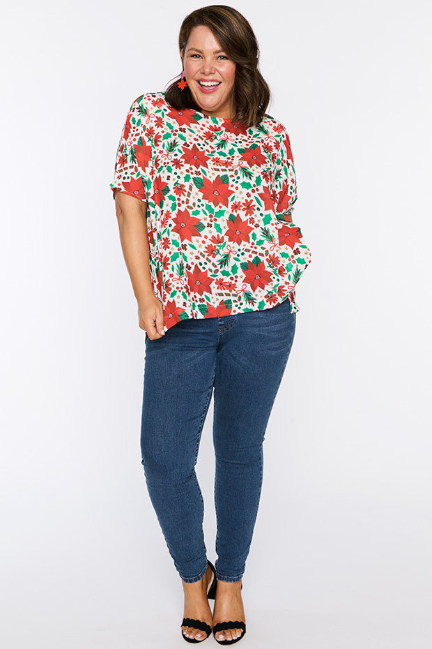 Serena Flowers Of Christmas Top โ Flowers Of Christmas top