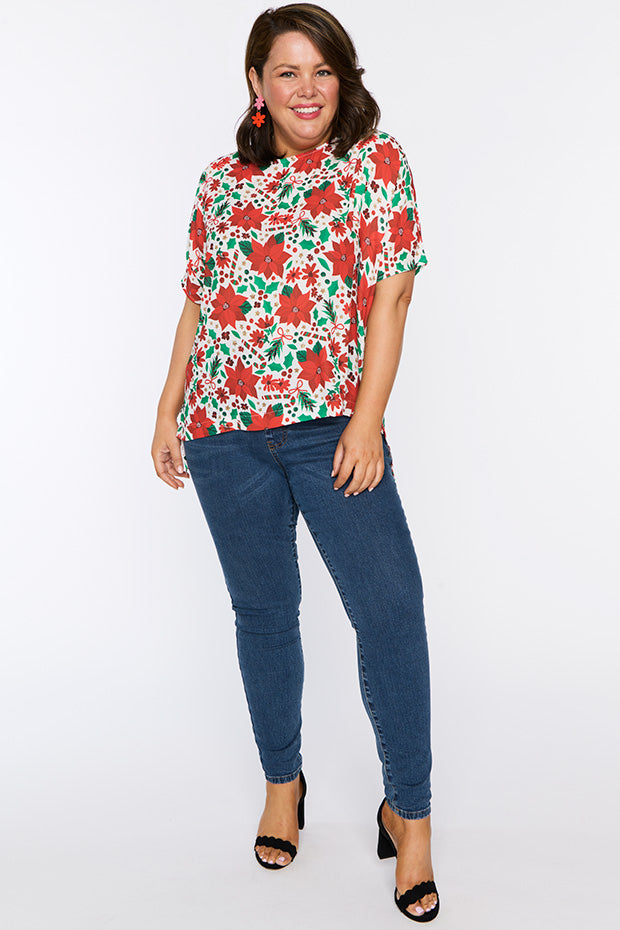 Serena Flowers Of Christmas Top โ Flowers Of Christmas top