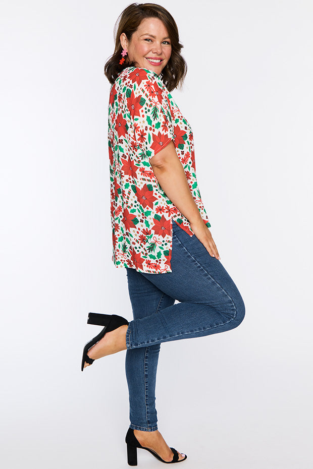 Serena Flowers Of Christmas Top โ Flowers Of Christmas top