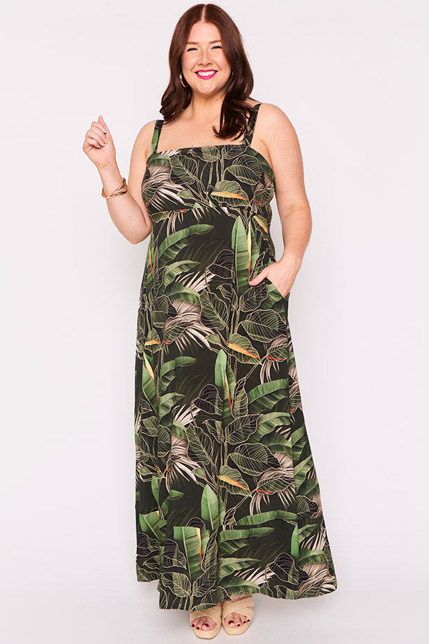 Miah Emerald Oasis Dress โ Emerald Oasis maxi dress