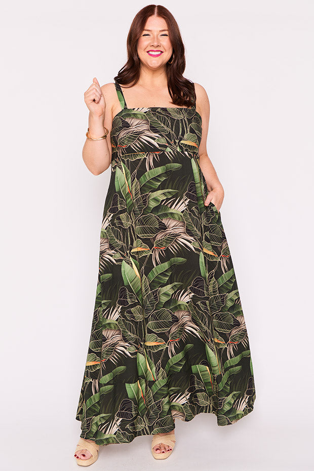 Miah Emerald Oasis Dress – Emerald Oasis maxi dress