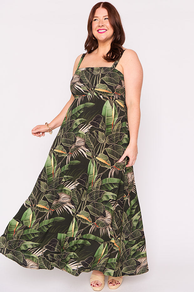 Miah Emerald Oasis Dress โ Emerald Oasis maxi dress