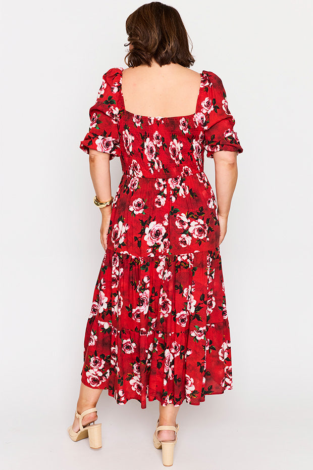 Colette Cherry Rose Dress – Cherry Rose midi dress