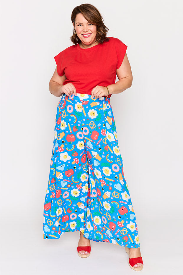 Xane Cute Things Pant โ Cute Things wide leg pants