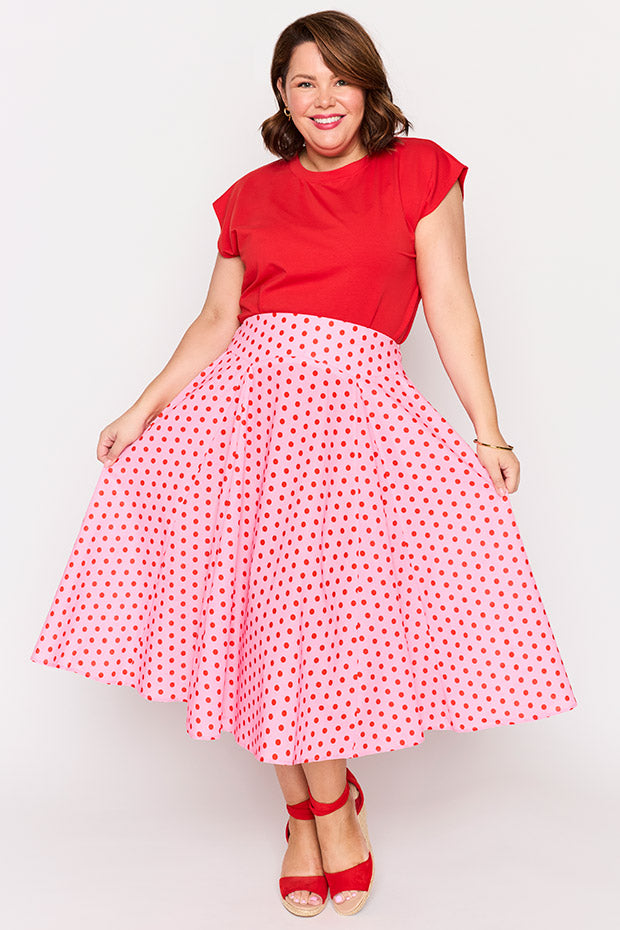 Beth Pretty In Pink Skirt โ Pretty In Pink midi skirt