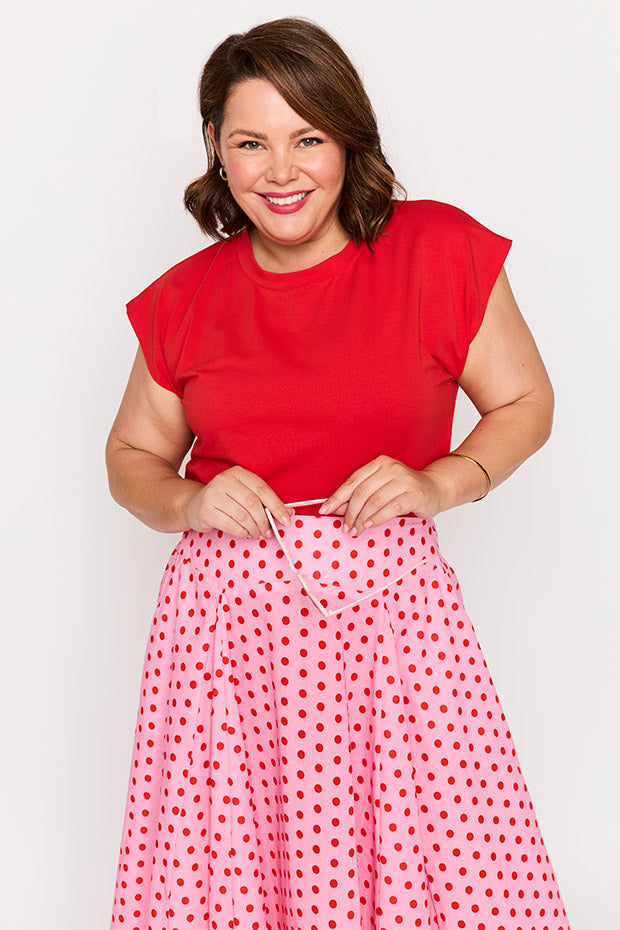 Beth Pretty In Pink Skirt โ Pretty In Pink midi skirt