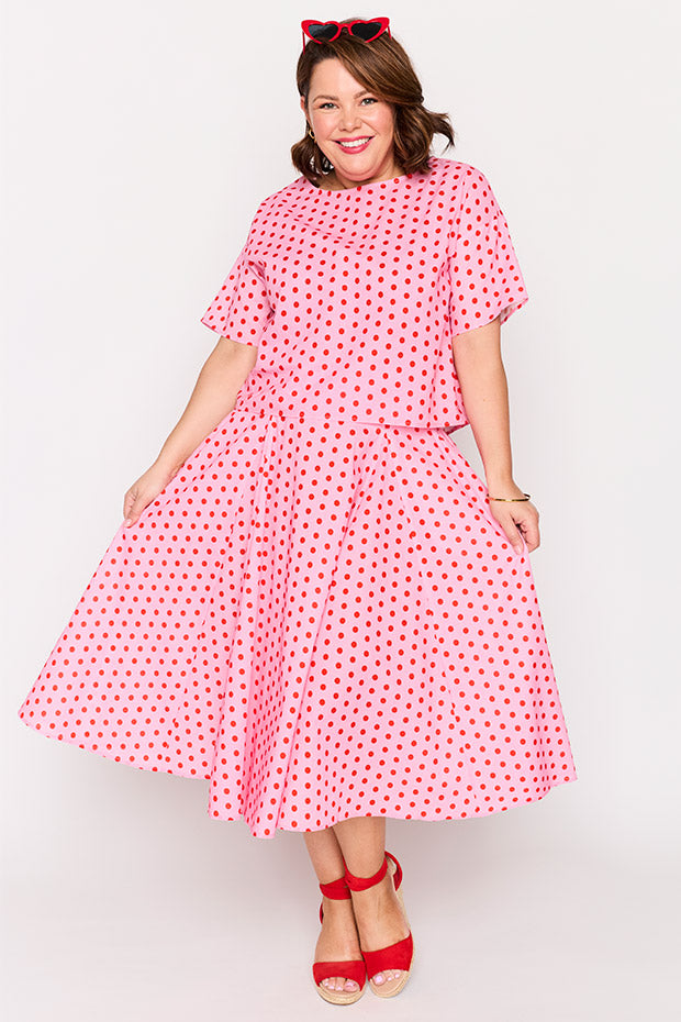 Beth Pretty In Pink Skirt – Pretty In Pink midi skirt