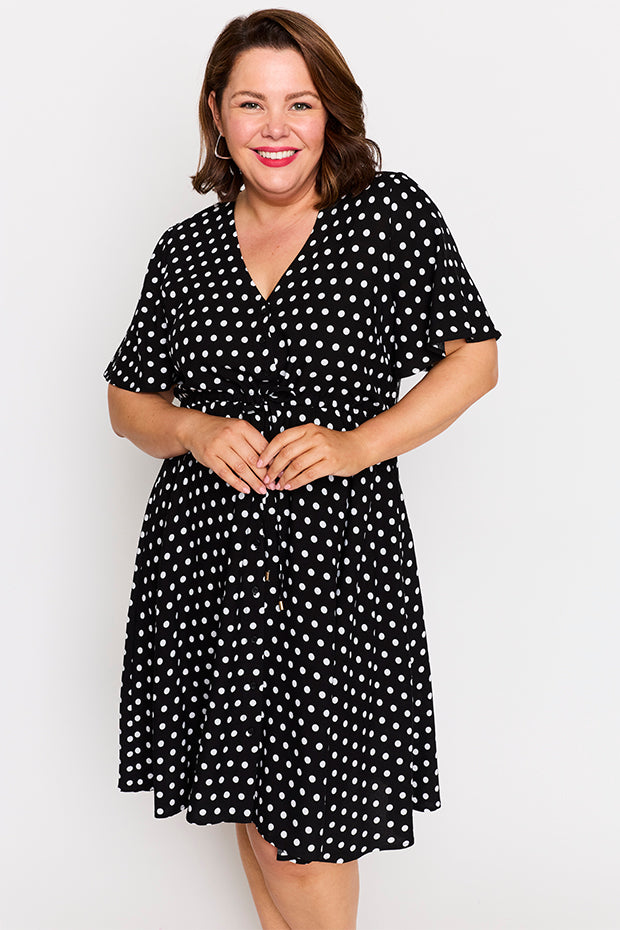 Jaz Pretty Spot Dress – Pretty Spot knee length dress