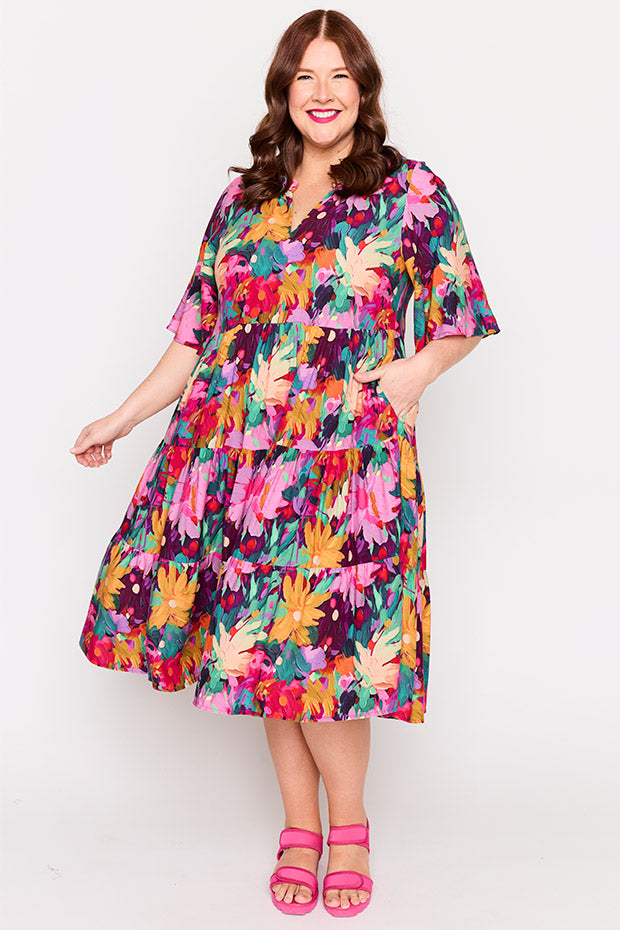 Chrissie Romantic Escape Dress – Romantic Escape midi dress