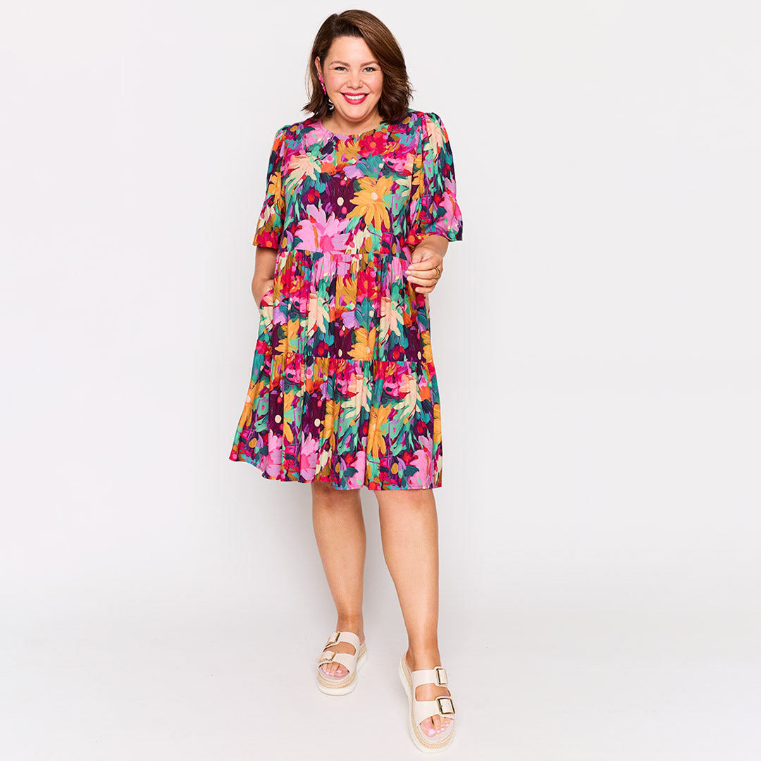 Izzie Romantic Escape Dress โ Romantic Escape mini dress