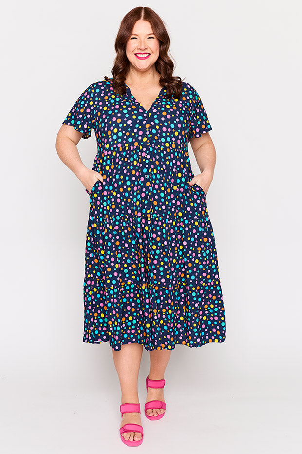 Sampson Smarty Spot Dress โ Smarty Spot midi dress