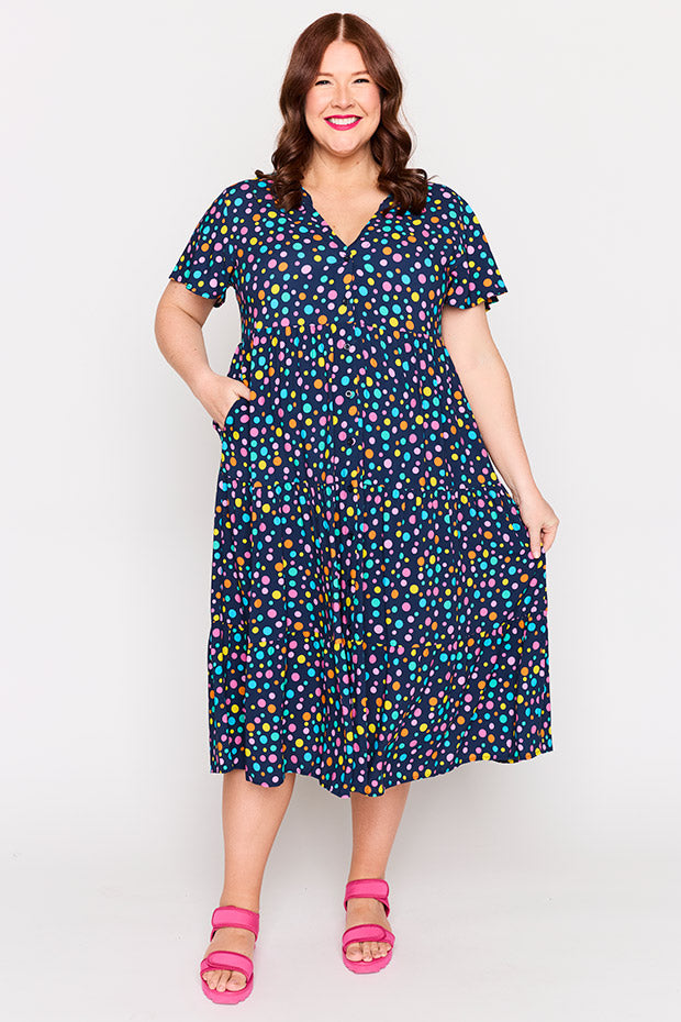 Sampson Smarty Spot Dress โ Smarty Spot midi dress