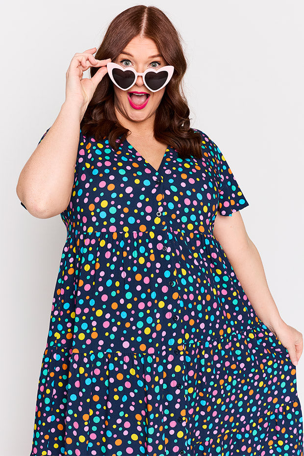 Sampson Smarty Spot Dress โ Smarty Spot midi dress